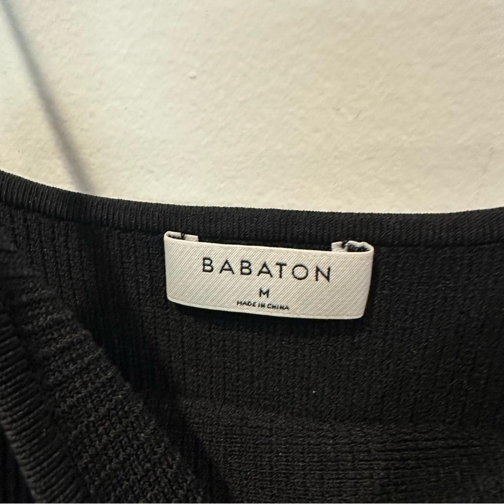 Aritzia Babaton Sculpt Knit Cami Dress In Black - Picture 6 of 9
